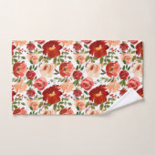 Poppies Roses Roses Rouge Fille tendance (Serviette à main)