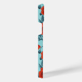 Poppies, rouge et bleu sur le bleu de la piscine (Côté droit)