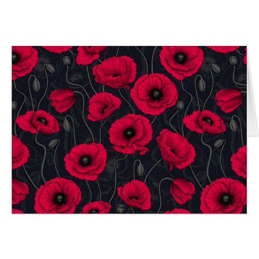 Poppies rouges (Devant horizontal)