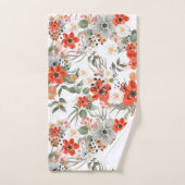 Poppies rouges (Serviette à main)