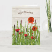 Poppies rouges Merci (Devant)