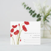 Poppies rouges-orange RSVP (Debout devant)
