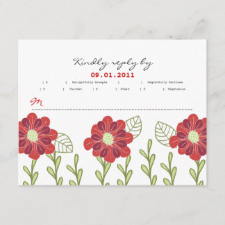 Poppies - RSVP Kaartje