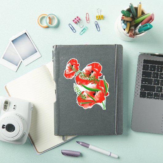 Poppies Sticker (iPad Cover)