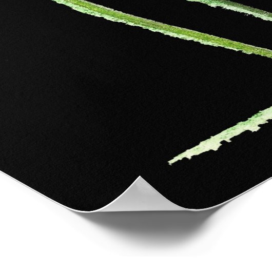 Poppies sur impression noire (Coin)