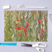 Poppies Surrealistische Abstracte kunst Tissuepapier (Craft)