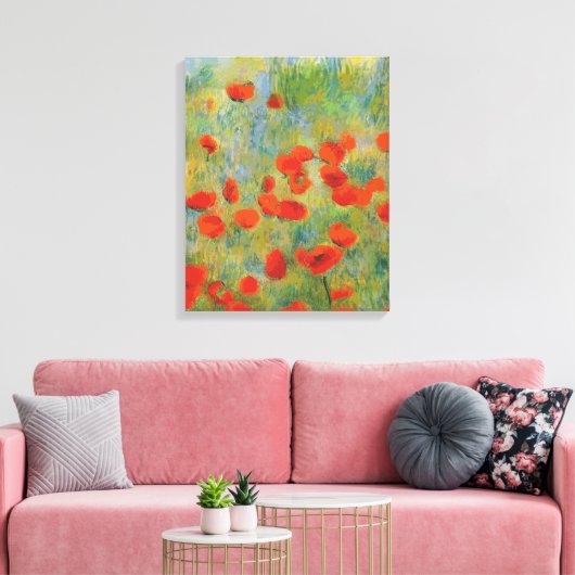 Poppies - Toile Enveloppée (Insitu(Salon))