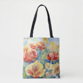 "Poppies VII" Canvas tas (Voorkant)