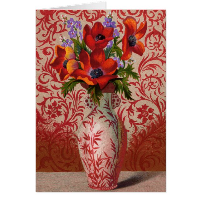 Poppies Wenskaart (Voorkant)