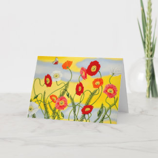 Poppies Wenskaart Kaart