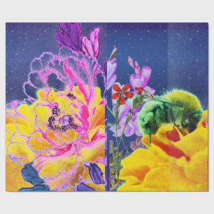 POPPIËTEN EN BEE-papierpasta's Cadeaupapier