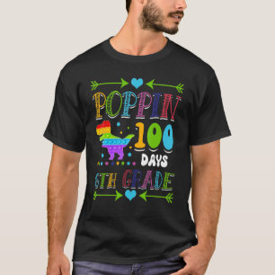 Poppin 100 dagen 6e klas Kind Dino T-shirt