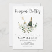 Poppin' Baby Bottles Baby shower Kaart (Voorkant)