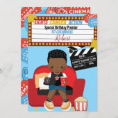 Poppin Birthday Invitation Card (Devant / Derrière)