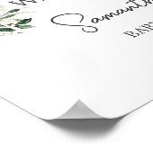 Poppin' Bottles Baby shower Welkomstbord Poster (Hoek)