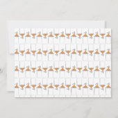 Poppin Bouteilles Couples Baby shower Invitation (Dos)