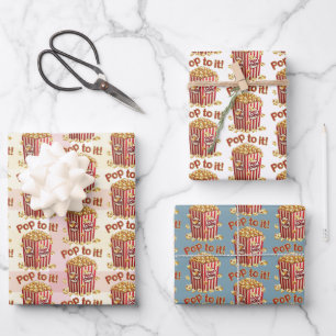 Poppin' met Style - "Pop erop!" Inpakpapier Vel