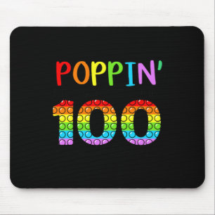 Poppin mijn weg door 100 dagen school muismat