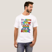 Poppin my Way Through 100 Days of School Kinder 3r T-shirt (Voorkant volledig)