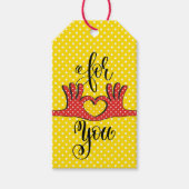 Poppin' Polka Dots Cadeaulabel (Voorkant)