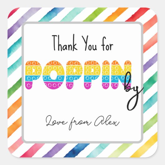 Poppin quote voeg uw eigen sticker toe (Voorkant)