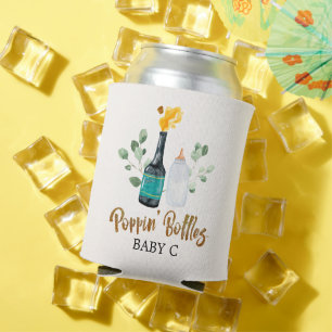 Popping flesjes Baby shower Souvenir Blikjeskoeler