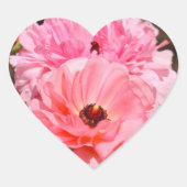 Popping in Pink Hart Sticker (Voorkant)