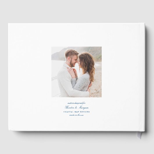 Popponesset in Cape Cod Elegante bruiloft Gastenboek (Achterkant)