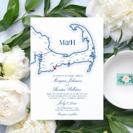 Popponesset Inn Cape Cod Kaart Elegant Bruiloft