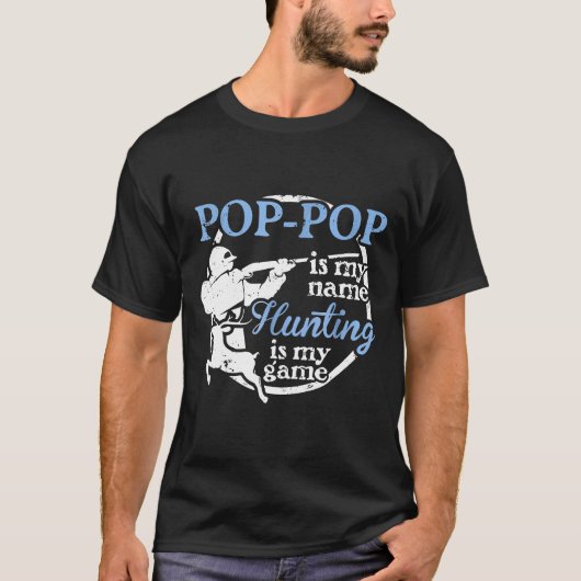 Poppop Hunting Shirt Fathers Day Gift from Son (Voorkant)