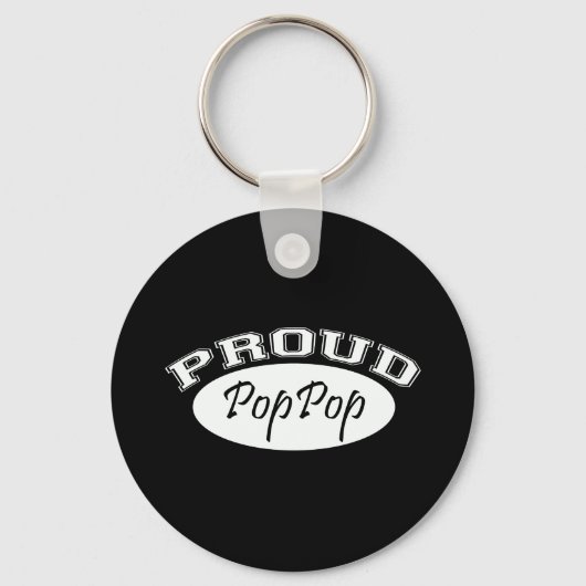 PopPopPop (wit) Sleutelhanger (Voorkant)