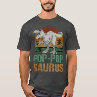 Poppopsaurus Re Dinosaur Pop Pop Saurus vaders Vad T-shirt