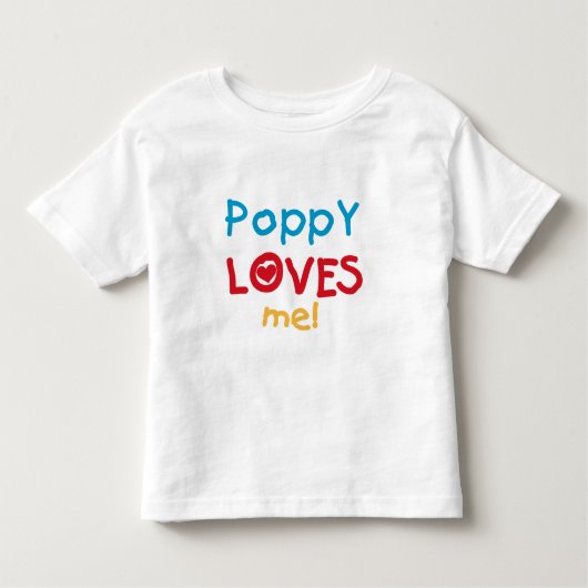 Poppy aime moi t-shirts et cadeaux (Devant)