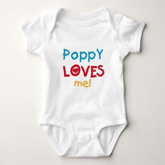 Poppy aime moi t-shirts et cadeaux (Devant)