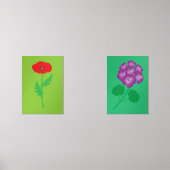 Poppy and Geranium Flowers (Recto)