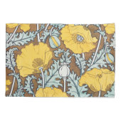 Poppy Art Illustratie Gele bloem Kussensloop (Achterkant)