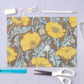 Poppy Art Illustratie Gele bloem Tissuepapier (Craft)