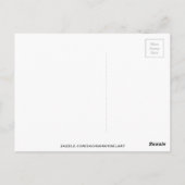 Poppy Art macro-papaver Briefkaart (Achterkant)