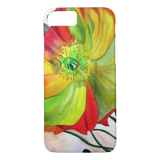 Poppy Art macro-papaver Case-Mate iPhone Case (Achterkant)