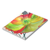 Poppy Art macro-papaver Notitieblok (Gedraaid)