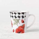 Poppy avec le Palestinien Hattah Latte Mug (Droite)