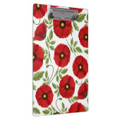 Poppy bloeiende vrolijke zomerbloemen klembord (Rechts)
