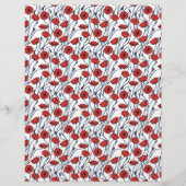 Poppy Bouquet Letterhead (Achterkant)