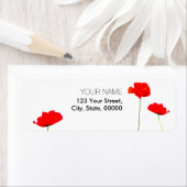 POPPY Collectie 03 Return Address Labels (Insitu)