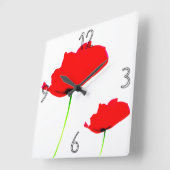 POPPY Collection 01 Horloge murale (Angle)