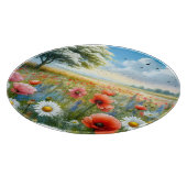 Poppy Daisy Meadow Cutting Board Snijplank (Hoek)