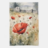 Poppy Day v.2 Theedoek (Verticaal)