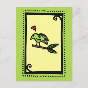 "POPPY" DE LAGE VOGELS BRIEFKAART