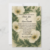 Poppy Drift foto bruiloft uitnodiging (Voorkant)