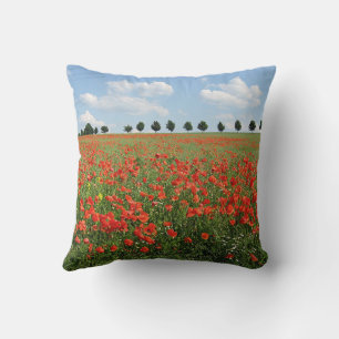 Poppy Field in Bloom Kussen